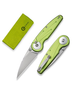 Cuchillo Plegable CIVIVI Starflare 8.38 cm Aluminio Verde Lima