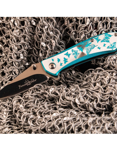 Cuchillo Plegable Femme Fatale FF-A010LB Acero Inoxidable 7.62 cm