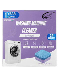 Tabletas Limpiadoras de Lavadora Air Jungles 24 Unidades Aroma Lavanda