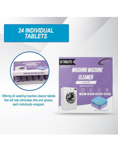 Tabletas Limpiadoras de Lavadora Air Jungles 24 Unidades Aroma Lavanda 2
