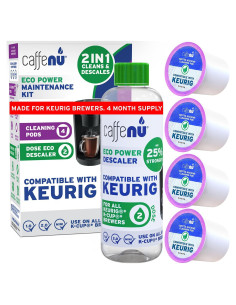 Descalcificador y Limpiador Caffenu para Cafeteras Keurig - 99g