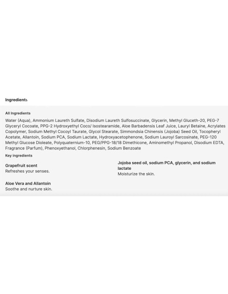 Jabón Corporal Líquido Nu Skin 500 ml Hidratante Pomelo