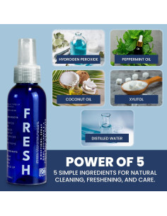 Limpiador Natural de Protectores Bucales RAD FRESH 2 Paquete 96.39 g 2