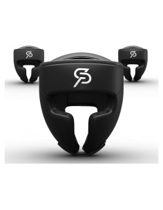 Casco de Boxeo SAEEPABUL para Adultos y Niños - Negro