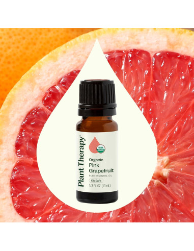 Aceite Esencial de Pomelo Rosa Orgánico Plant Therapy 10 mL 100% Puro