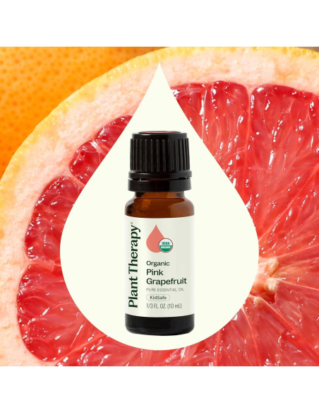 Aceite Esencial de Pomelo Rosa Orgánico Plant Therapy 10 mL 100% Puro