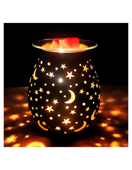 Calentador de cera aromática WNP negro eléctrico 3D