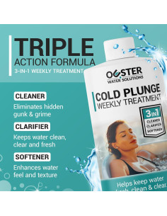 Tratamiento Semanal 3 en 1 Ouster para Baños de Agua Fría 946ml 2
