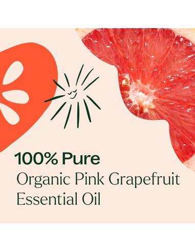 Aceite Esencial de Pomelo Rosa Orgánico Plant Therapy 10 mL 100% Puro