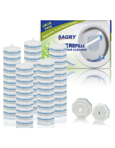 50 Recargas Desechables Limpiador Inodoro Sagry HS