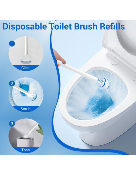 50 Recargas Desechables Limpiador Inodoro Sagry HS