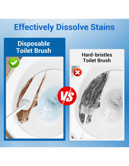 50 Recargas Desechables Limpiador Inodoro Sagry HS