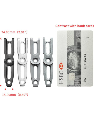 Clip de bolsillo TONIFE AK4201 para cuchillos y herramientas