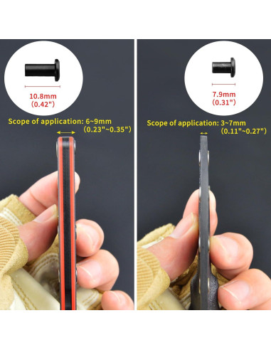 Clip de bolsillo TONIFE AK4201 para cuchillos y herramientas