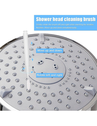 10 Cepillos de Limpieza para Cabezal de Ducha NQEUEPN