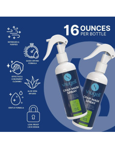 Spray Limpiador CPAP Snugell 473 ml - Sin Alcohol con Aloe Vera 2