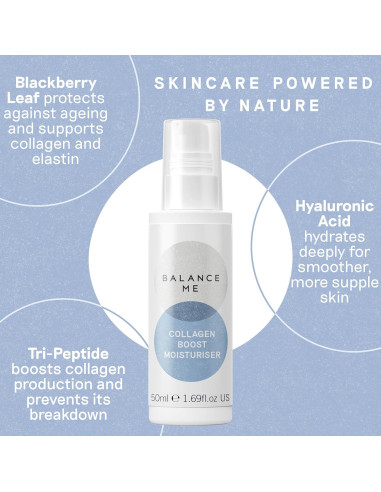 Crema Hidratante Balance Me Colágeno 50 ml - Antienvejecimiento