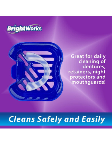 Estuche de Limpieza Dental BrightWorks 3 Piezas con Canasta