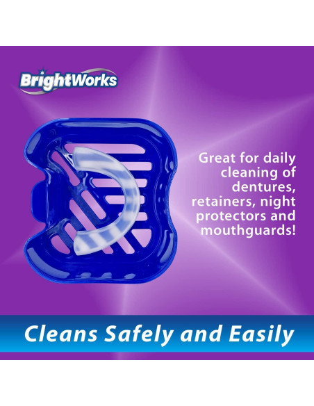 Estuche de Limpieza Dental BrightWorks 3 Piezas con Canasta