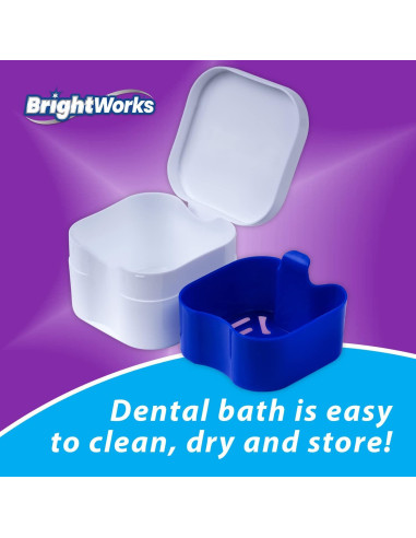 Estuche de Limpieza Dental BrightWorks 3 Piezas con Canasta