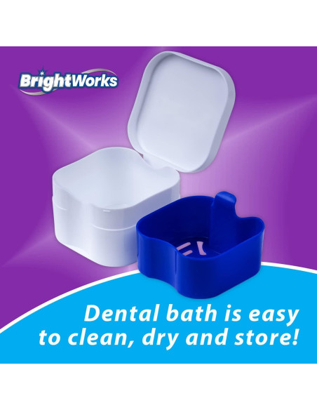 Estuche de Limpieza Dental BrightWorks 3 Piezas con Canasta