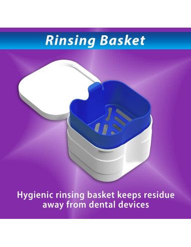 Estuche de Limpieza Dental BrightWorks 3 Piezas con Canasta