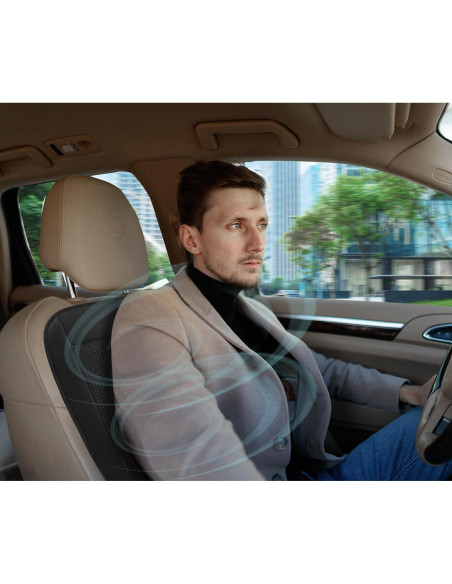 Cojín de Asiento Refrigerante Zone Tech Negro 2-Pack 12V