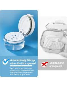 Caja de Baño Automática Esdallina para Dentaduras y Brackets 2