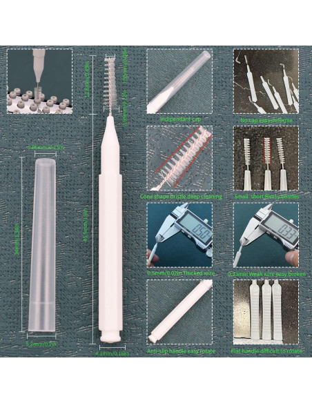 Cepillos de Limpieza para Cabezal de Ducha Ceycudy 20PCS