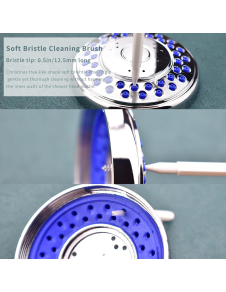Cepillos de Limpieza para Cabezal de Ducha Ceycudy 20PCS