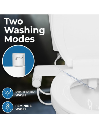 Accesorio de Bidet GenieBidet AB-2000 Doble Boquilla 0.68kg