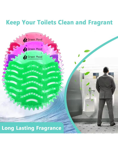 18 Mats Desodorantes para Urinario MEIZHIYUAN, 16cm