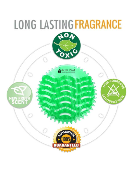 18 Mats Desodorantes para Urinario MEIZHIYUAN, 16cm