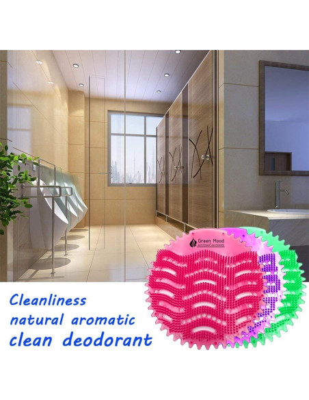 18 Mats Desodorantes para Urinario MEIZHIYUAN, 16cm