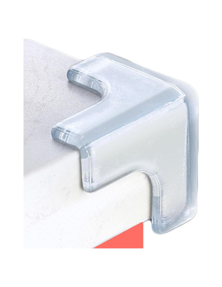 12 Protectores de Esquinas de Silicona Saicheek Transparentes