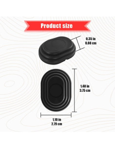 Amortiguador de Puerta de Coche HQRNYP 16PCS Silicona 2