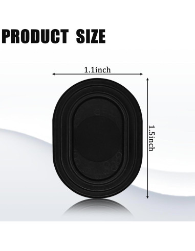 16 Amortiguadores de Golpes para Puertas de Coche Qboonpt