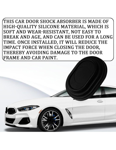 16 Amortiguadores de Golpes para Puertas de Coche Qboonpt