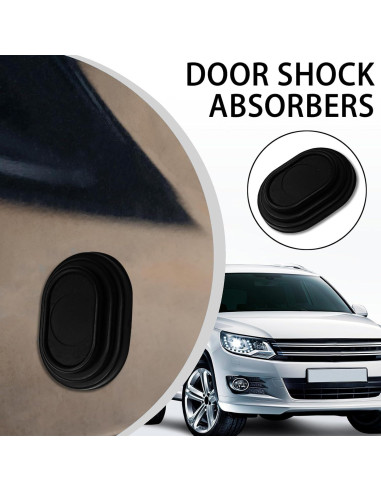16 Amortiguadores de Golpes para Puertas de Coche Qboonpt