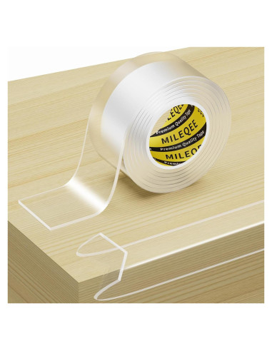 Cinta Protectora de Bordes MILEQEE 4.0cm x 1.0m Transparente