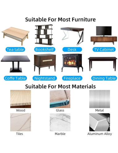 Cinta Protectora de Bordes MILEQEE 4.0cm x 1.0m Transparente