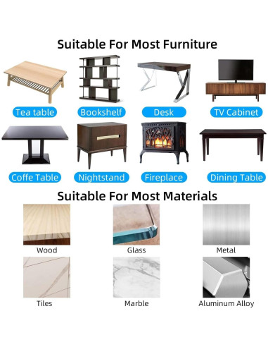 Cinta Protectora de Bordes MILEQEE 2cm x 3m Transparente