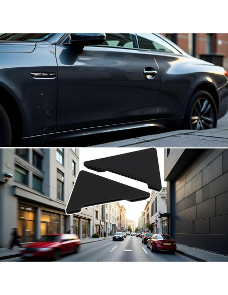 2 Protectores de Esquinas de Puerta de Coche Sluswallow Silicona