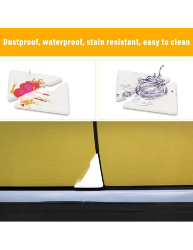 2 Protectores de Esquinas de Puerta de Coche Sluswallow Silicona