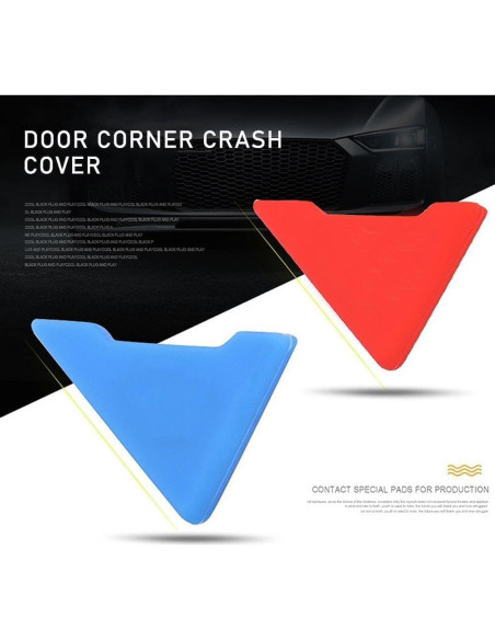 2 Protectores de Esquinas de Puerta de Coche Sluswallow Silicona