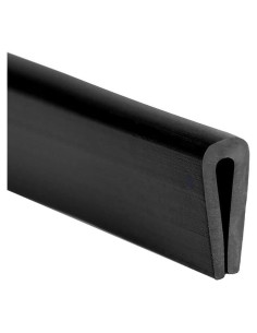 Bisel de Goma Negro Tintvent 5 pies PVC Protector de Bordes