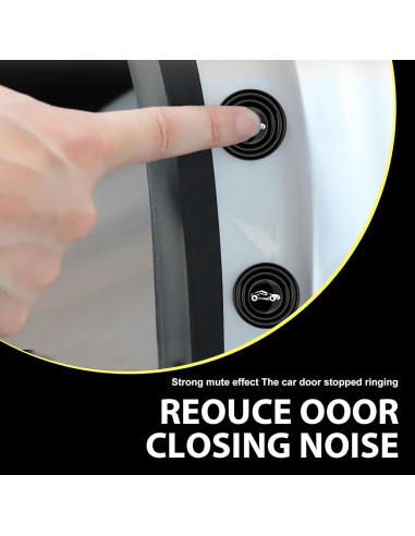 Pack de 30 Amortiguadores de Puerta AWGUKA - Silicona Negra