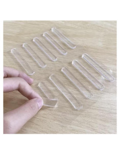 Tiras de Silicona Anticolisión Genérico 10 Piezas Transparente