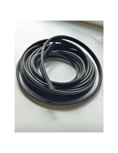 Bisel de Goma Autoadhesivo U Jinlanonly 20 pies EPDM Negro