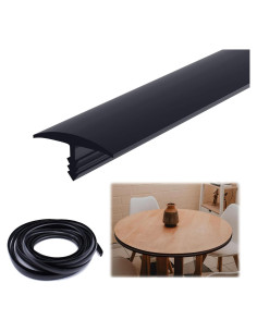 T-Moldura Plástica Muzata 3/4" x 7.62m para Mesas y Arcade